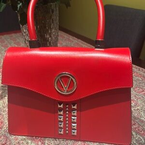 Valentino by Mario Valentino Melanie Soave Leather Satchel